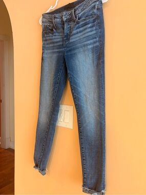 Women's Dark Wash Buckle Jeans